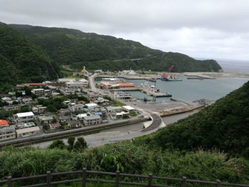 渡嘉敷島の港の見える丘展望台